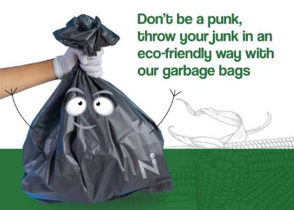 Embracing eco-friendly choices with my trusty biodegradable bag